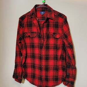 Red & black plaid flannel